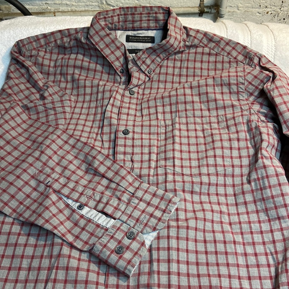 Banana Republic Slim Fit Custom 078 Wash Shirt